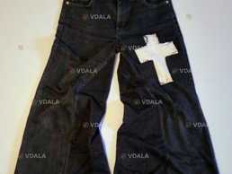 !!! без предоплаты Х С крестом !!! черные штаны с хрестом опиум оріит - VDALA.PRO