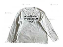 Білий лонгслів «Acne studios>> archieve opium acne studios - VDALA.PRO