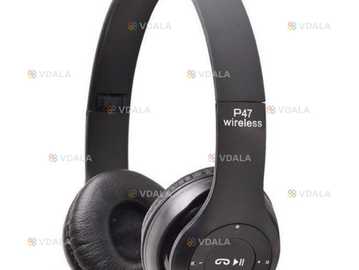 Бездротові навушники з мікрофоном Wireless Headphone P47 |SD Card| - VDALA.PRO