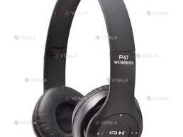Бездротові навушники з мікрофоном Wireless Headphone P47 |SD Card| - VDALA.PRO
