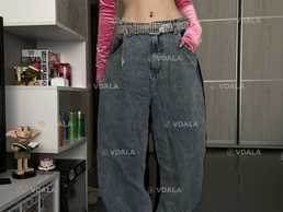 Женские джинсы двухцветные - VDALA.PRO