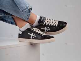 Premiata Steven Black кеды новые мужские женские унисекс приамата - VDALA.PRO