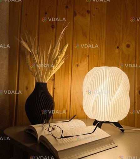 Настільна лампа сучасна декоративна WellBrand AirWave XL Modern E27 - VDALA.PRO