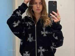 Костюм спортивный со стразами с крестами zara худи спортивные штаны - VDALA.PRO