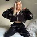 Костюм спортивный со стразами с крестами zara худи спортивные штаны - VDALA.PRO - 6