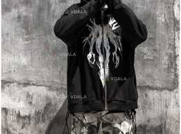 Зіп худі y2k Harajuku - VDALA.PRO