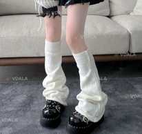 Белые гетры в стиле у2к - VDALA.PRO