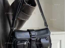 Чорна сумка в стилі у2к - VDALA.PRO
