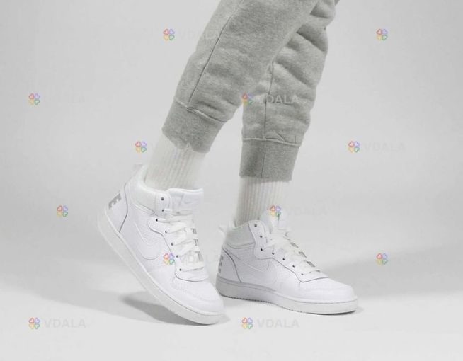 Женские Кроссовки nike court borough mid (39р.25см.) - VDALA.PRO