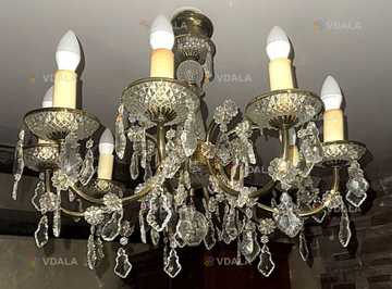 Люстра хрустальная Чехословакия - VDALA.PRO