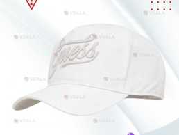Guess кепка - бейсболка орігінальна, біла - VDALA.PRO