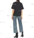 Футболка Acne Studios Logo cotton jersey T-shirt Slate Grey - VDALA.PRO - 3