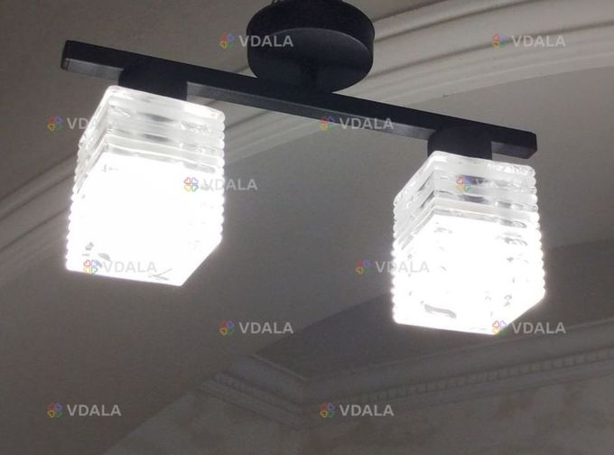 Стельова люстра 8380/2. Каркас люстри виконаний з металу - VDALA.PRO