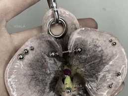 орхідея брелок лілія брелок з пірсингом (обвіс на сумку) - VDALA.PRO