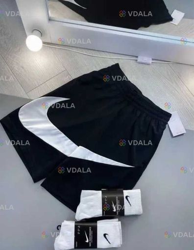 Оригинальные Мужские спортивные шорты найк nike big swoosh - VDALA.PRO