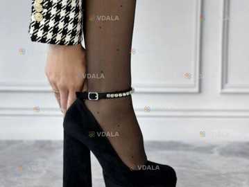 Женские высокие туфли с ремешком - VDALA.PRO