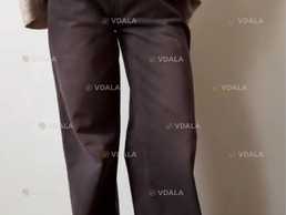 Продам джинси прямі з високою посадкою коричневого кольору - VDALA.PRO