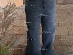 Продам суперові темно сірі джинси з розрізами у 36 розмірі. - VDALA.PRO