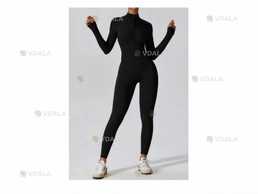 Комбінезон спортивний Alo Yoga Long Sleeve Jumpsuit Black a6652-BK - VDALA.PRO